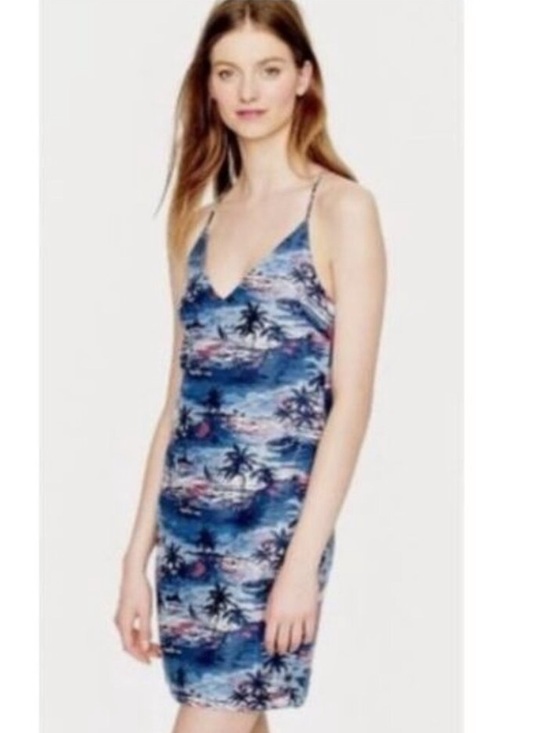 J. Crew Dresses & Skirts - J Crew Carrie Dress Hawaiian Sunset 6